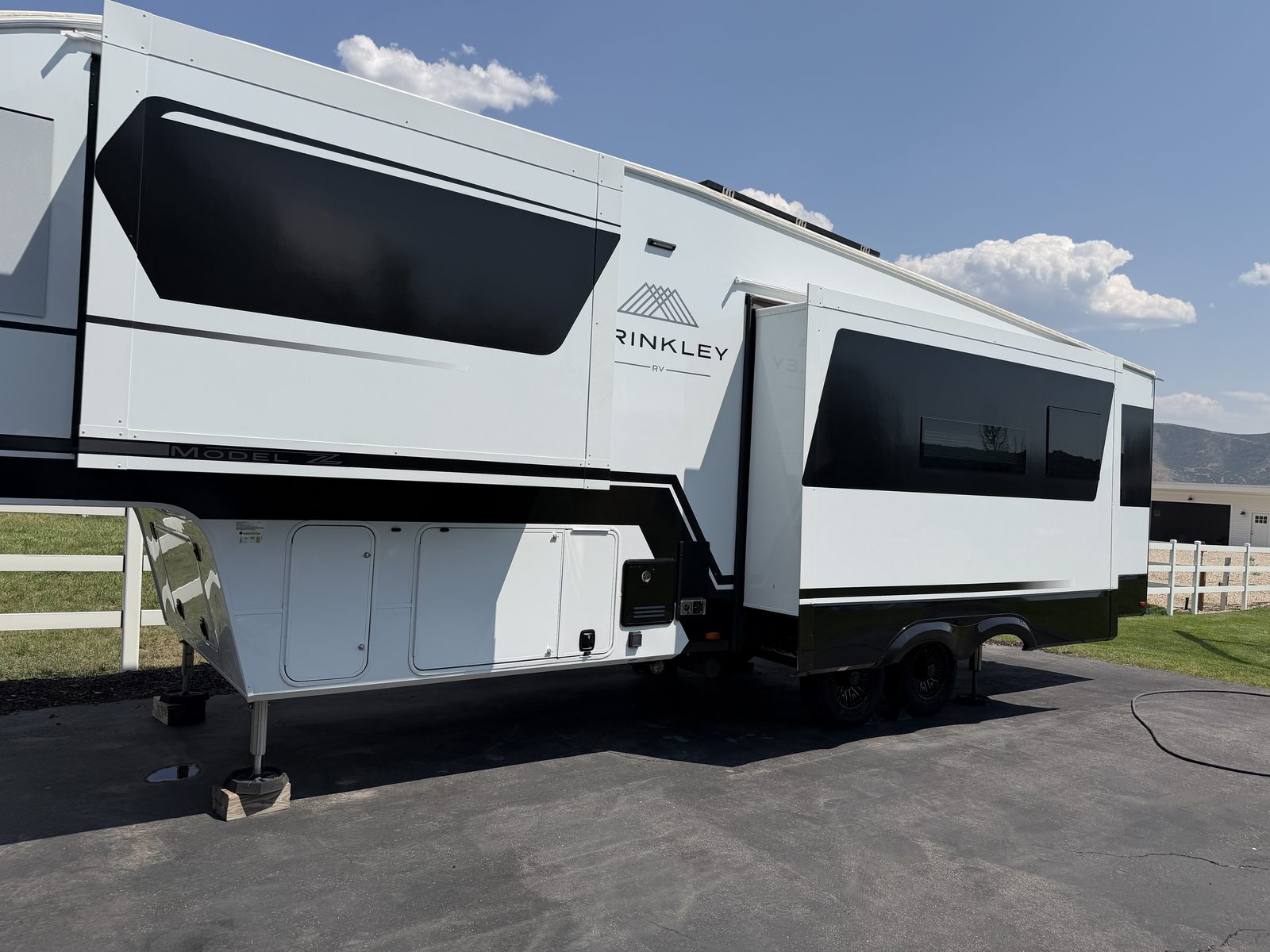 Brinkley fifth wheel detailed and ceramic coated by Salty Mountain Detail & Protection in Utah